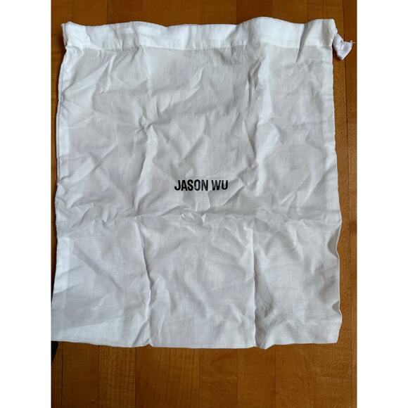 Jason Wu Black Tulip Leather Bucket Bag NWT - Picture 9 of 9